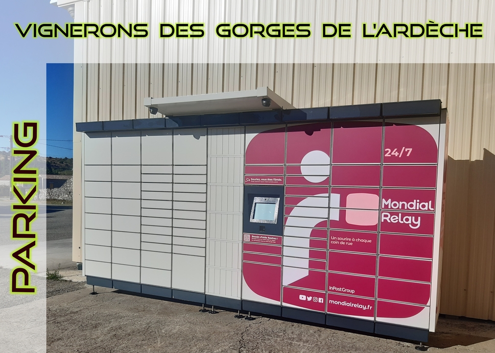 Locker 24/7 les Vignerons des, 407 407 Route de Gras, 07700 Saint-Remeze
