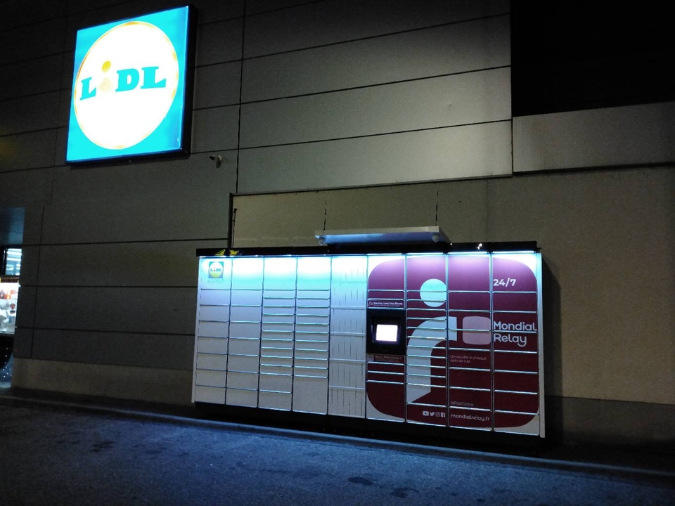 Locker 24/7 Lidl Grigny, 25 25 D386, 69520 Grigny