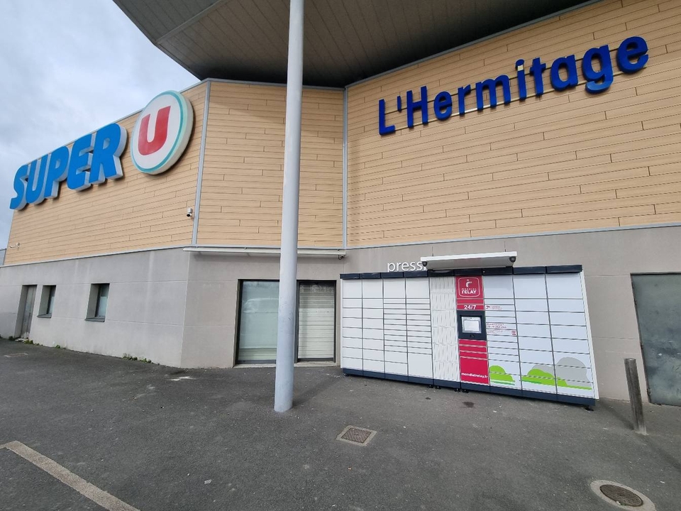 Locker 24/7 Super U l'Hermitag, Rue de Rennes, 35590 L'Hermitage