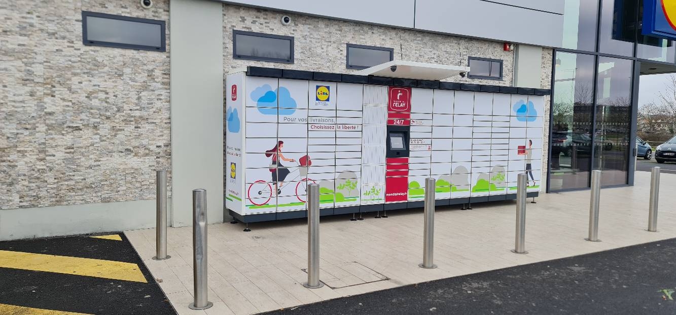 Locker 24/7 Lidl Acheres, 26 26 Rue des Communes, 78260 Achères