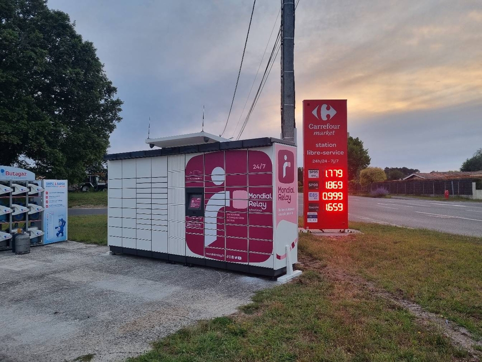 Locker 24/7 Carrefour Salles, 2 Route du Martinet, 33770 Salles