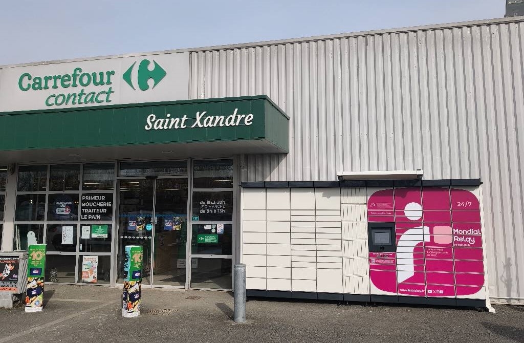 Locker 24/7 Carrefour Saint Xandre, 43 43 Rue des Sports, 17138 Saint-Xandre
