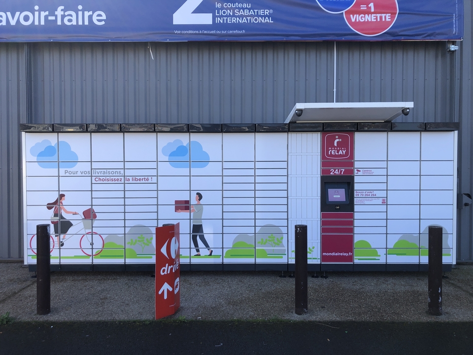 Locker 24/7 Carrefour Gargenville, 23 23 Avenue de Paris, 78440 Gargenville