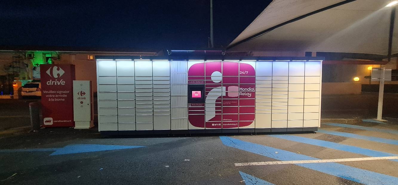 Locker 24/7 Carrefour de Lattre Bordeaux, 493 493 Avenue du Maréchal de Lattre de Tassigny, 33200 Bordeaux