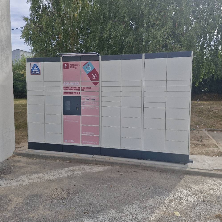 Locker 24/7 Aldi 27300 Bernay, 12 Zone d'activité Bois du Cours, 27300 Bernay