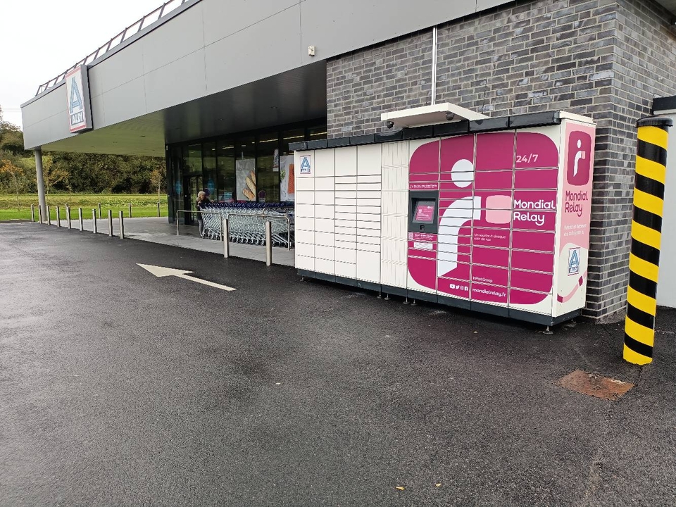 Locker 24/7 Aldi 80220 Gamaches, 70 70 Rue de Normandie, 80220 Gamaches