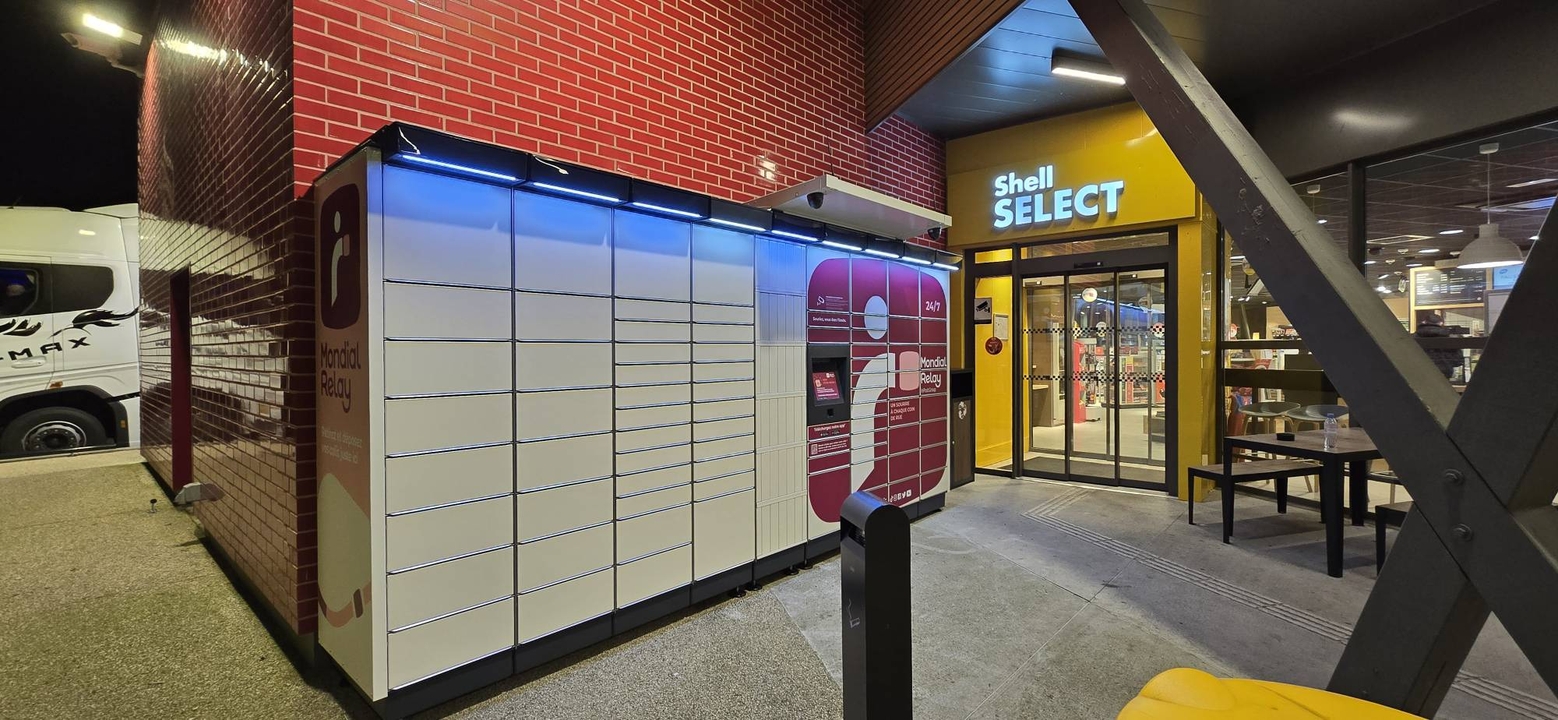 Locker 24/7 Shell A35 67540 Ostwald, Autoroute A35, 67540 Ostwald
