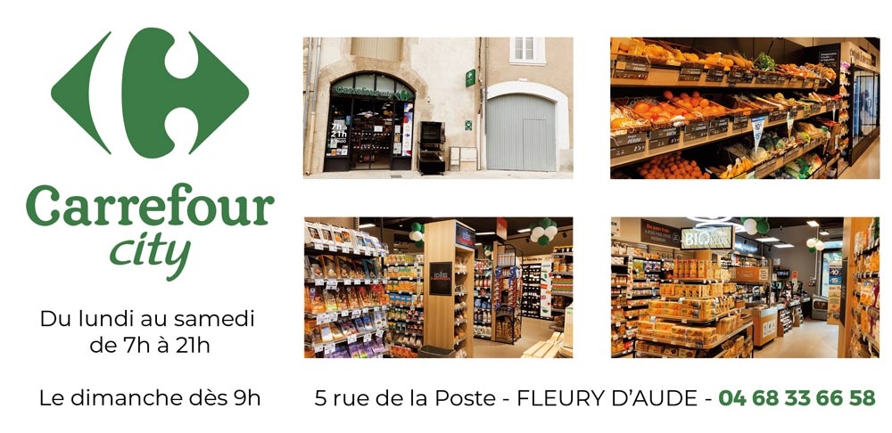 Carrefour City, 5 Rue de la Poste, 11560 Fleury