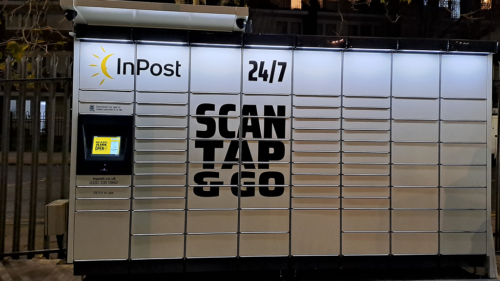 Zdjęcie paczkomatu od InPost: InPost UK00095700