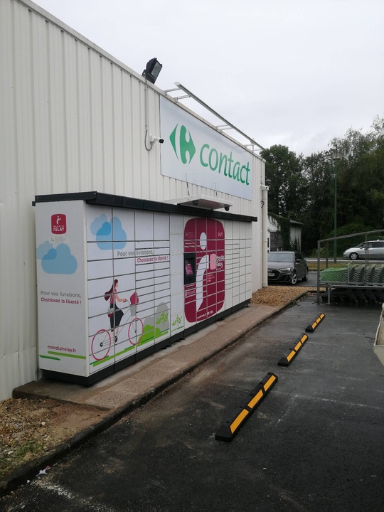 Locker 24/7 Carrefour la Coquille, 7 Avenue de Périgueux, 24450 La Coquille