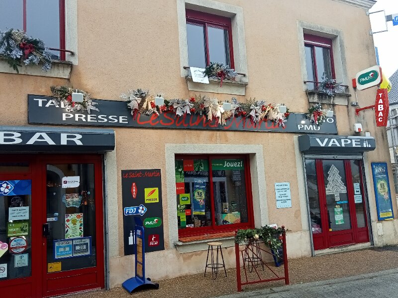 Bar Tabac le Saint Martin, 2 Rue de Torcé, 72450 Lombron