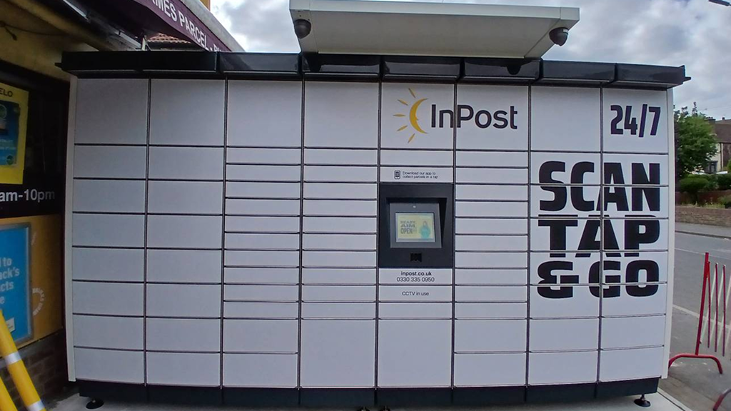 InPost's photo of the locker: InPost UK00125434