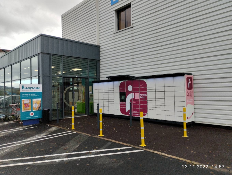 Locker 24/7 Super U Langeac, 35 Avenue d'Auvergne, 43300 Langeac