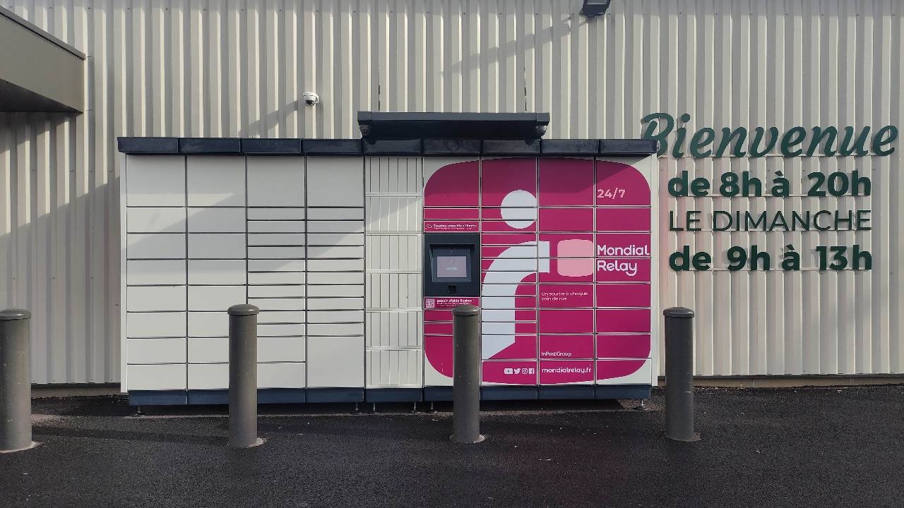 Locker 24/7 Carrefour Contact Finhan, 88 88 Chemin de la Gare, 82700 Finhan