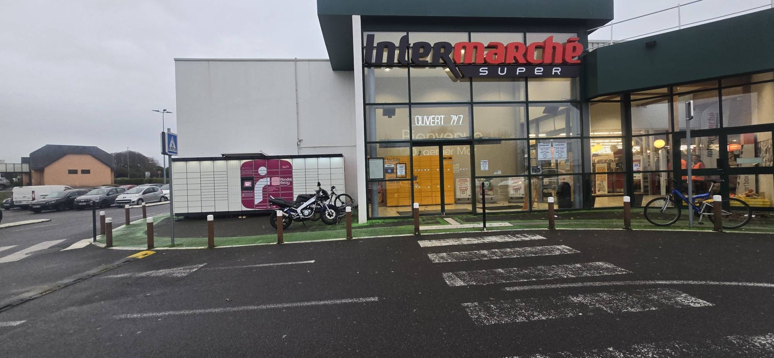 Locker 24/7 Intermarché Av de Ty Bos 29000 Quimper, 2 2 Avenue de Ty Bos, 29000 Quimper
