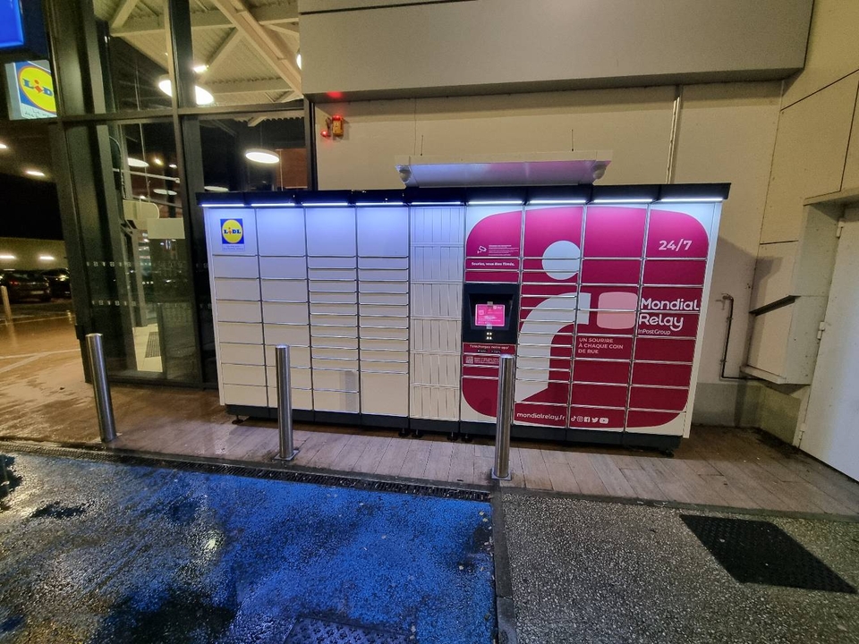 Locker 24/7 Lidl St Maximin, 125 400 Rue Claire Lacombe, 60740 Saint-Maximin