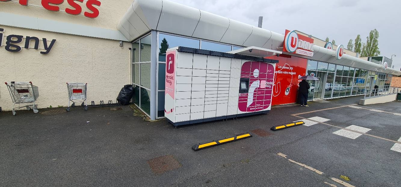 Locker 24/7 Super U Chauvigny, 2 2 Rue de la Verrerie, 86300 Chauvigny