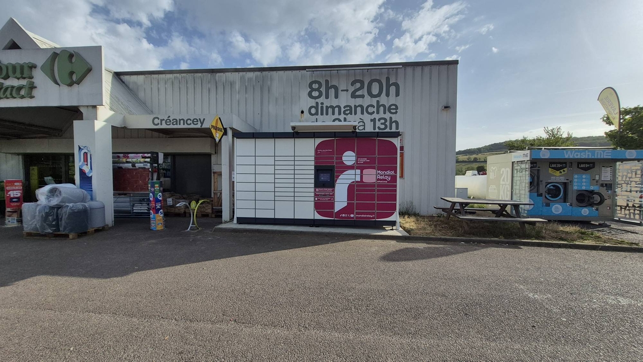 Locker 24/7 Carrefour, Pré Raby, 21320 Créancey
