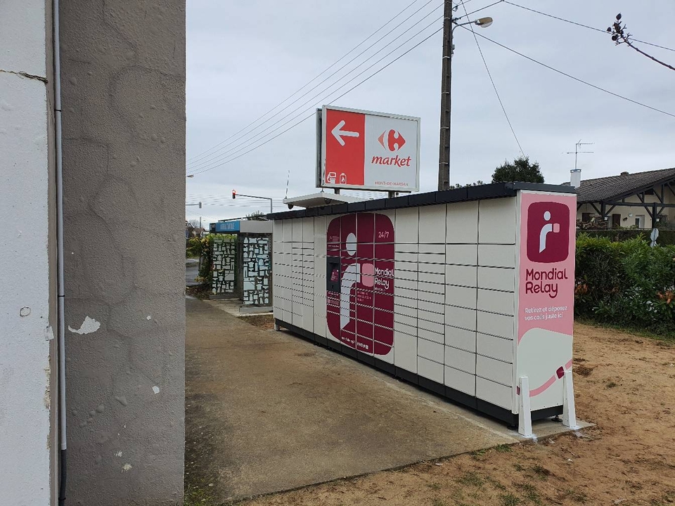 Locker 24/7 Carrefour Market Mont de Marsan, 19 19 Boulevard Yves Mainguy, 40000 Mont-de-Marsan