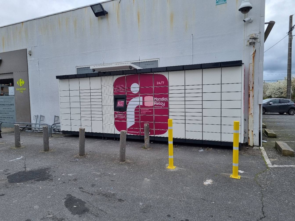 Locker 24/7 Carrefour Vieux Doulon, 9 13 Rue du Pontereau, 44300 Nantes