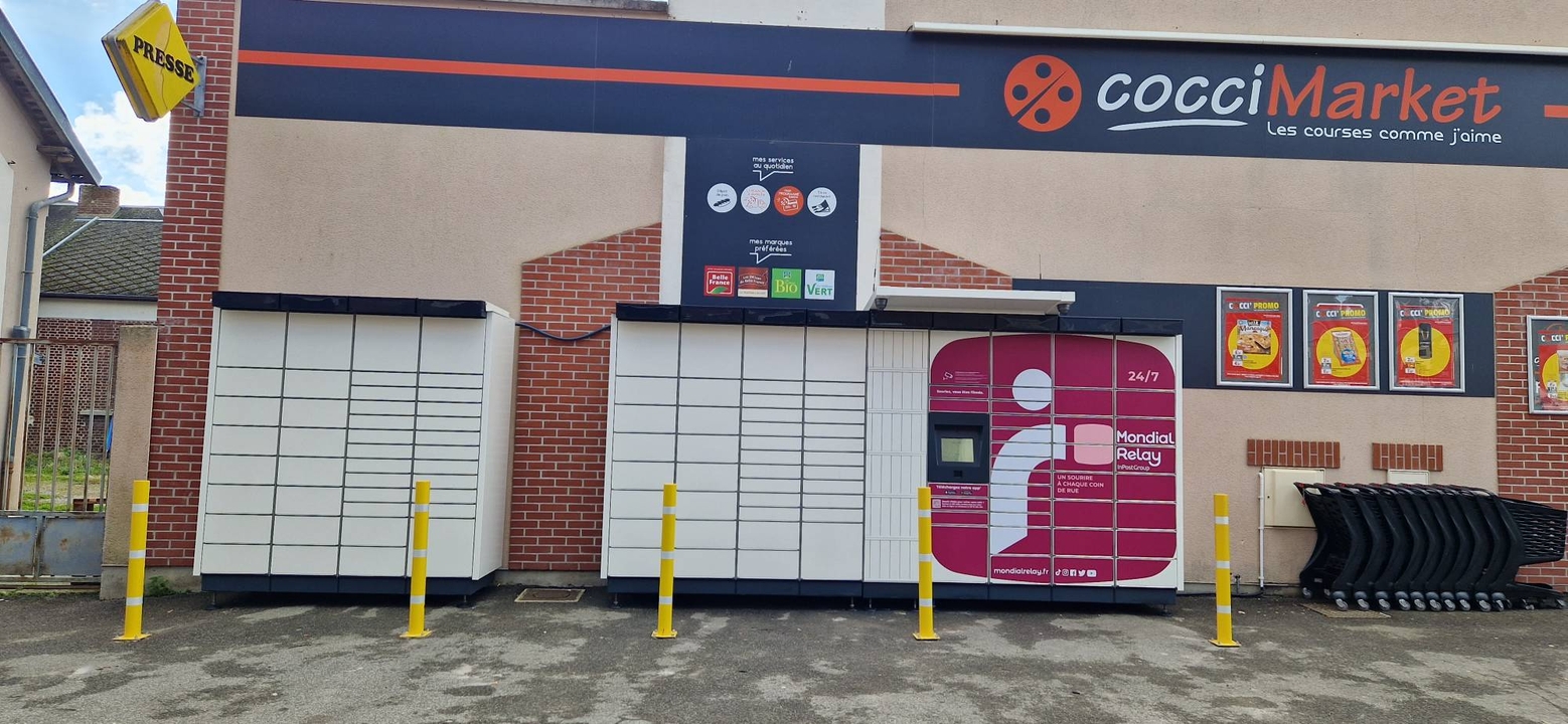 Locker 24/7 Coccimarket 02760 Holnon, 7 Place de Vouvray, 02760 Holnon