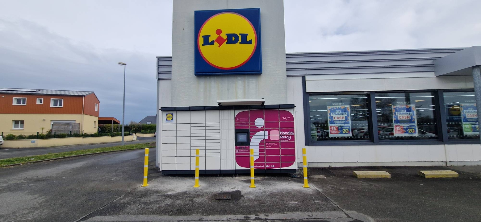 Locker 24/7 Lidl 22700 St Quay Perros, 2 2 Rue François Allain, 22700 Saint-Quay-Perros