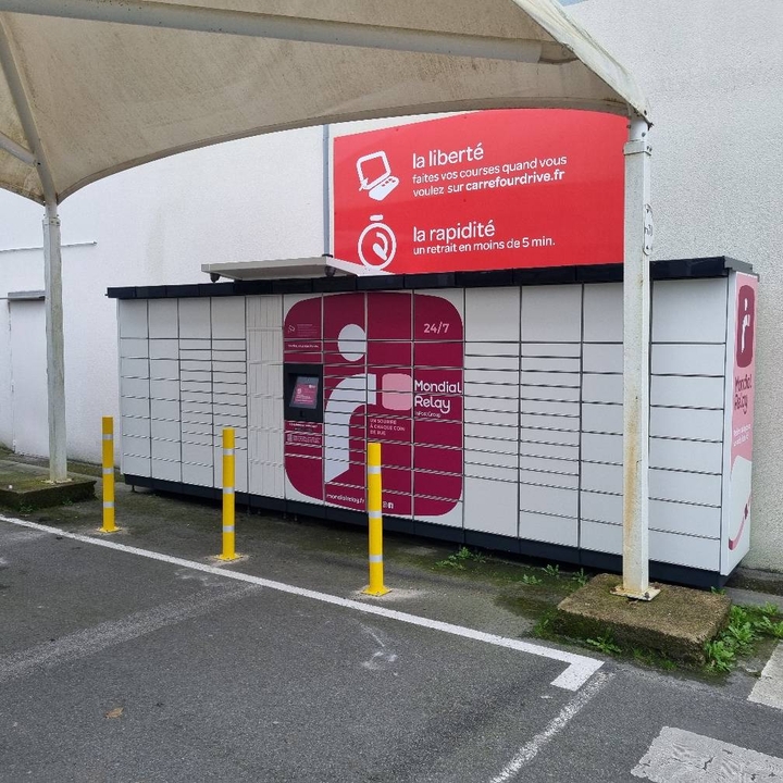 Locker 24/7 Carrefour Market 29300 Quimperlé, 119 119 Rue du Couëdic, 29300 Quimperlé