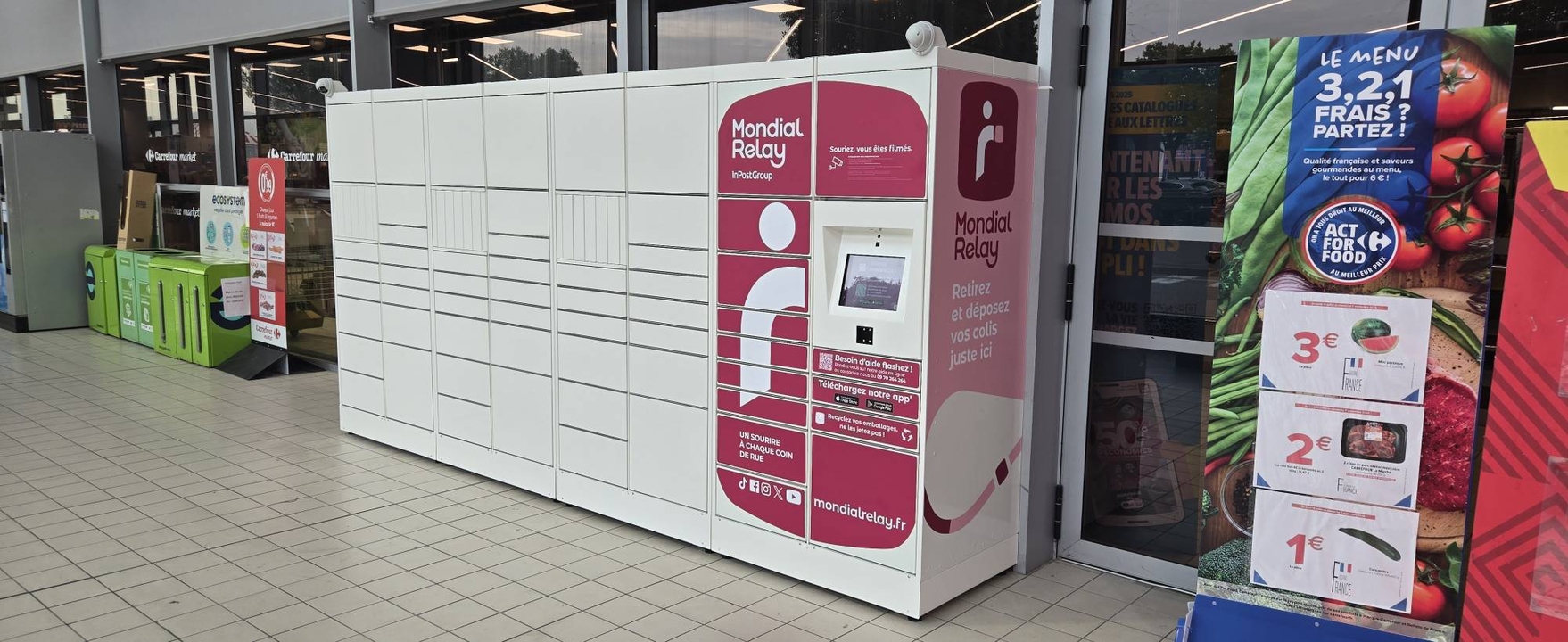 Locker Carrefour Market 84120 Pertuis, 360 436D Rue Léonard de Vinci, 84120 Pertuis