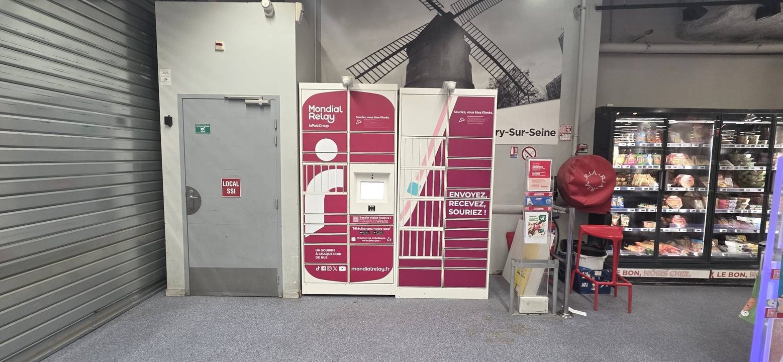 Locker Auchan, 107 107 Rue Hoche, 94200 Ivry-sur-Seine