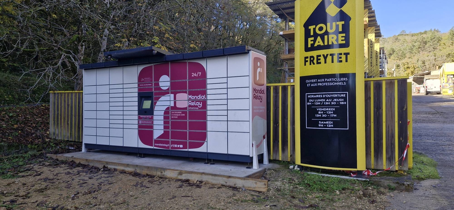Locker 24/7 Toutfaire Materiaux Daglan, 260 260 Chemin des Hautes Vignes, 24250 Daglan