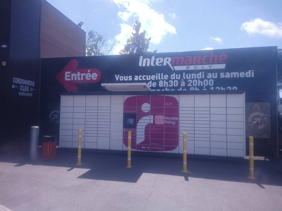 Locker 24/7 Intermarche Egly, 22 22 Avenue d'Arpajon, 91520 Égly