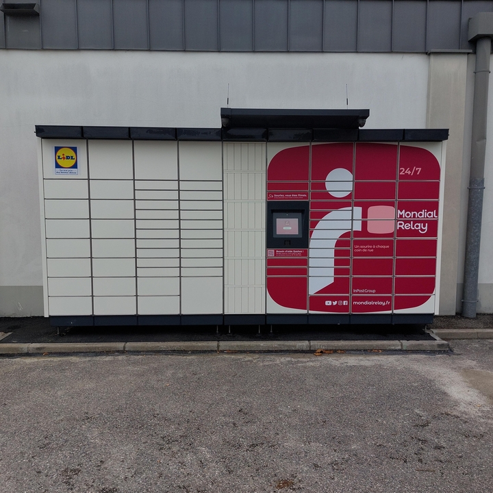 Locker 24/7 Lidl Arnouville, 34 34 Avenue Paul Vaillant Couturier, 95400 Arnouville
