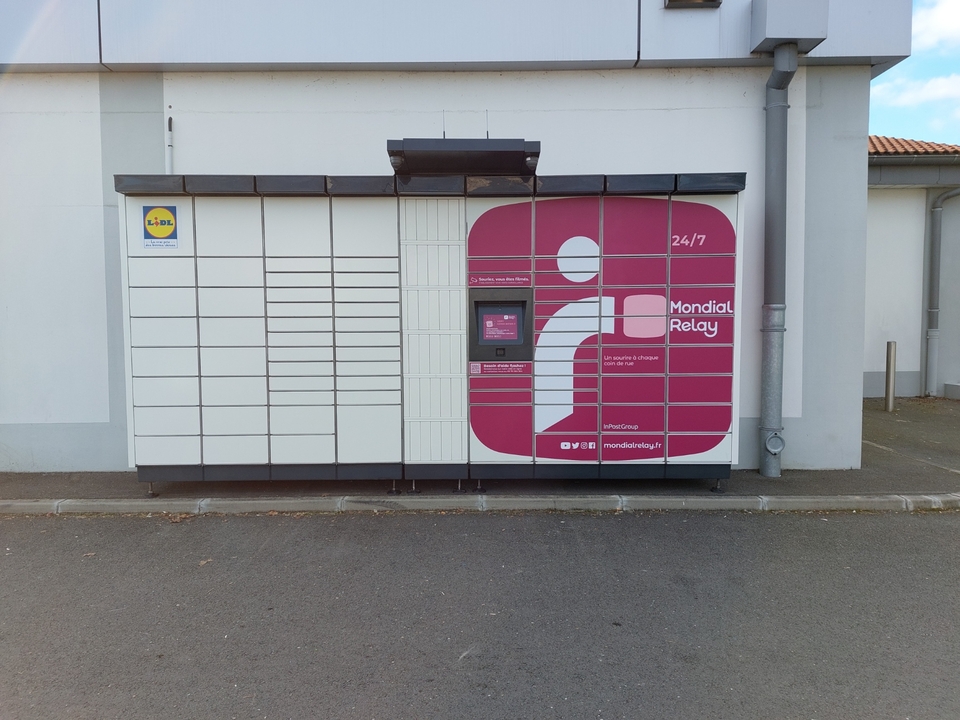 Locker 24/7 Lidl Bias, 846 846-956 Avenue de Bordeaux, 47300 Bias