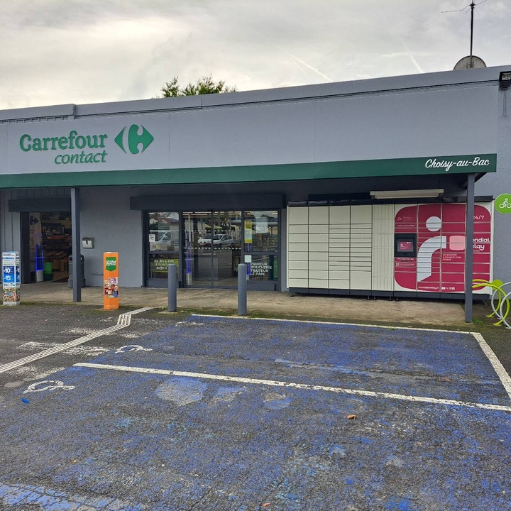 Locker 24/7 Carrefour Contact Choisy-au-Bac, 100 90 Rue de Royaumont, 60750 Choisy-au-Bac