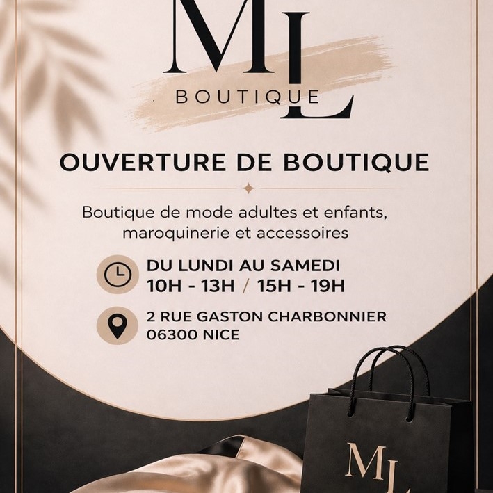 Ml Boutique, 2 Rue Gaston Charbonnier, 06300 Nice