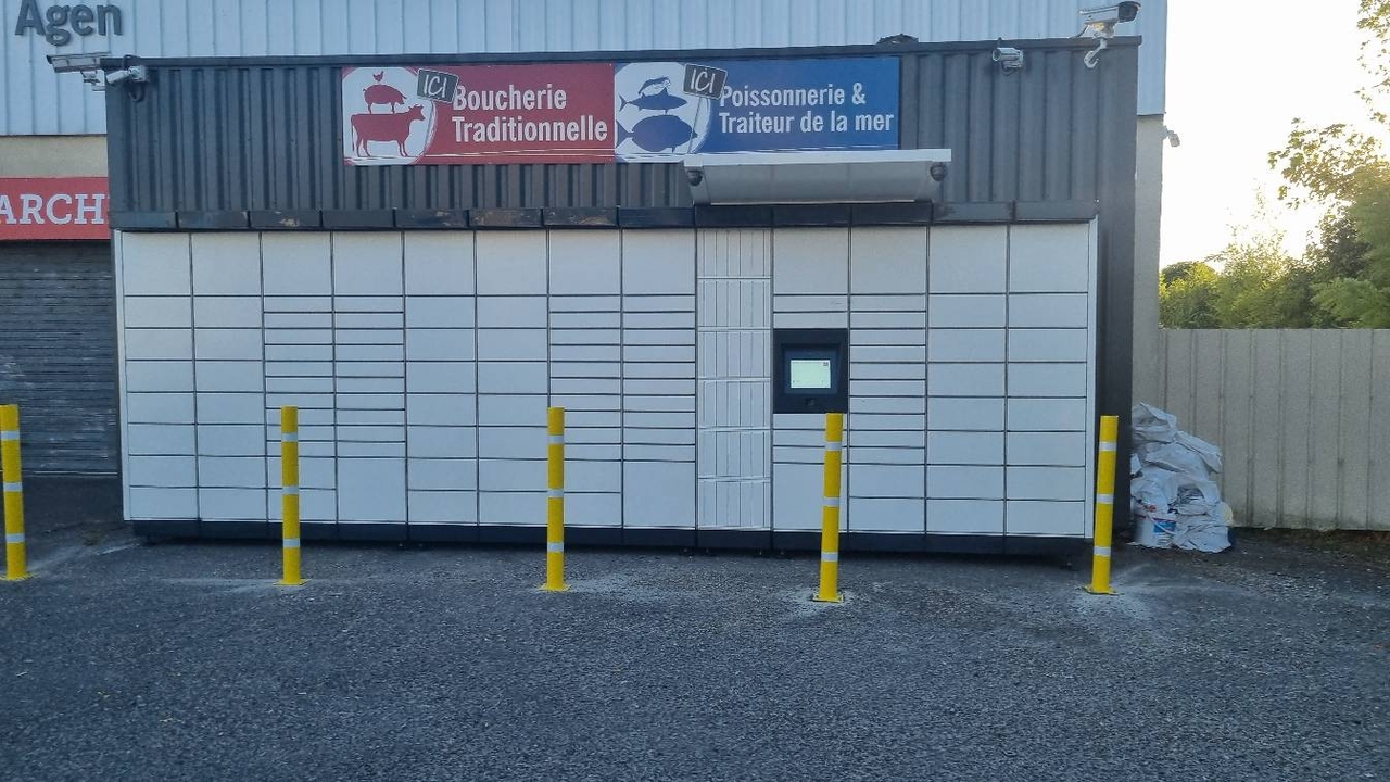 Locker 24/7 U Express de Agen, 25 25 Rue Roland Goumy, 47000 Agen
