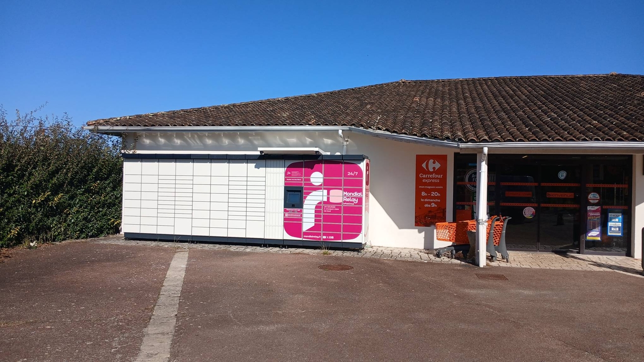 Locker 24/7 Carrefour Saint Caprais de Bordeaux, 1 1 Rue des Eucalyptus, 33880 Saint-Caprais-de-Bordeaux