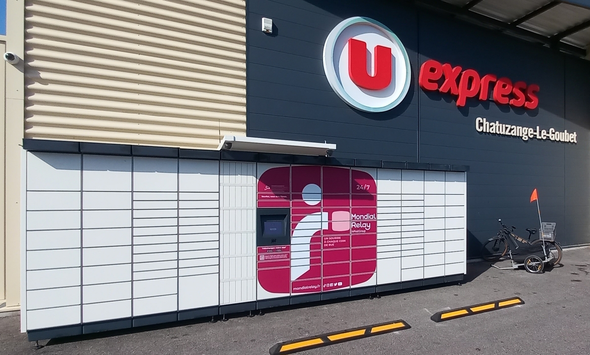 Locker 24/7 U Express Chatuzange-le-Goubet, D149 Lieu Dit Les Guerres, 26300 Chatuzange-le-Goubet