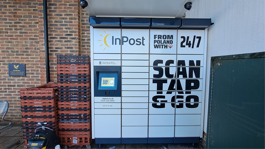 InPost's photo of the locker: InPost UK00019163